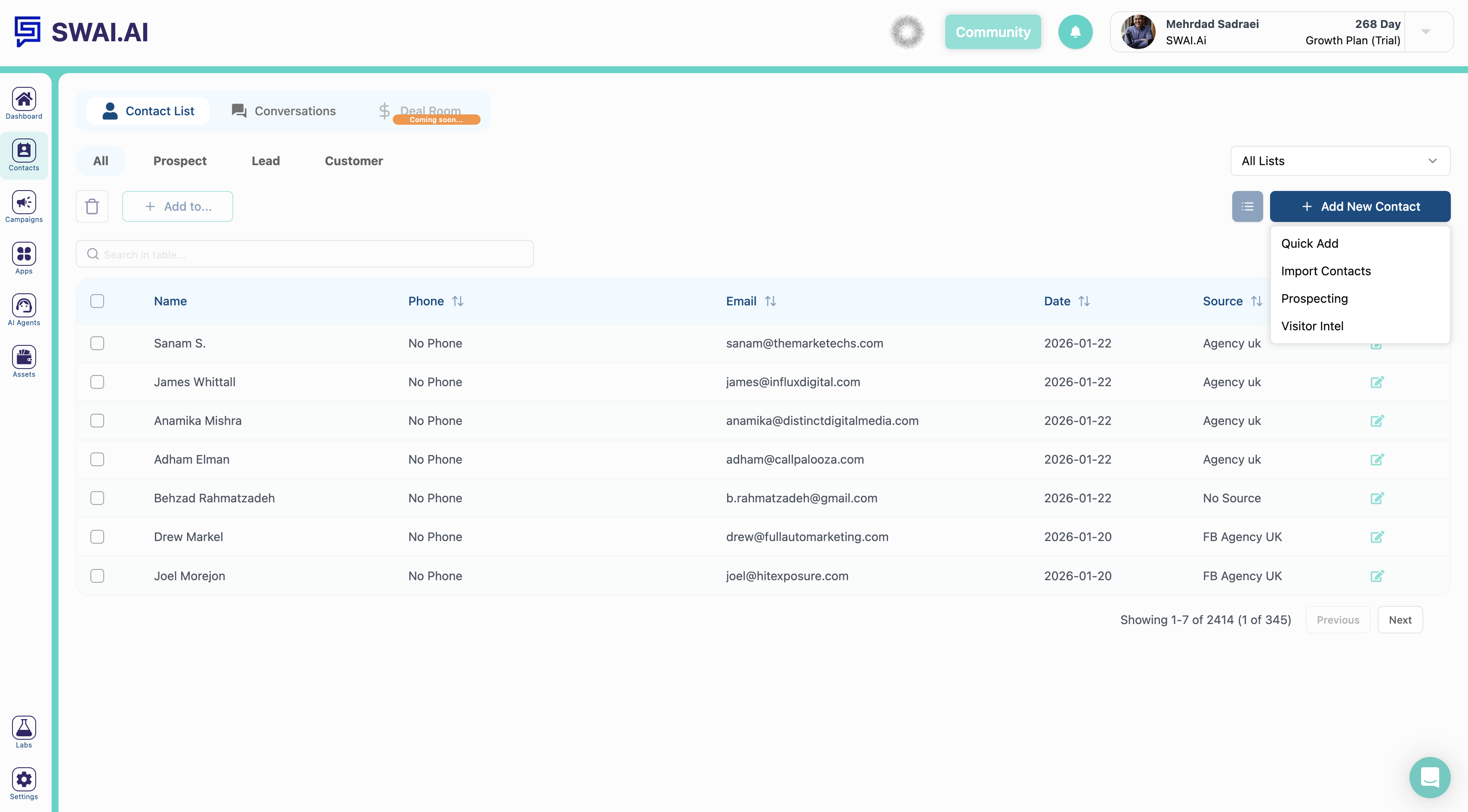 Screenshot 1 of SWAI.ai