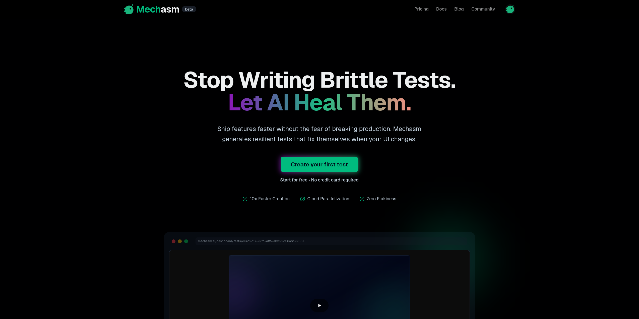 Screenshot 1 of Mechasm.ai