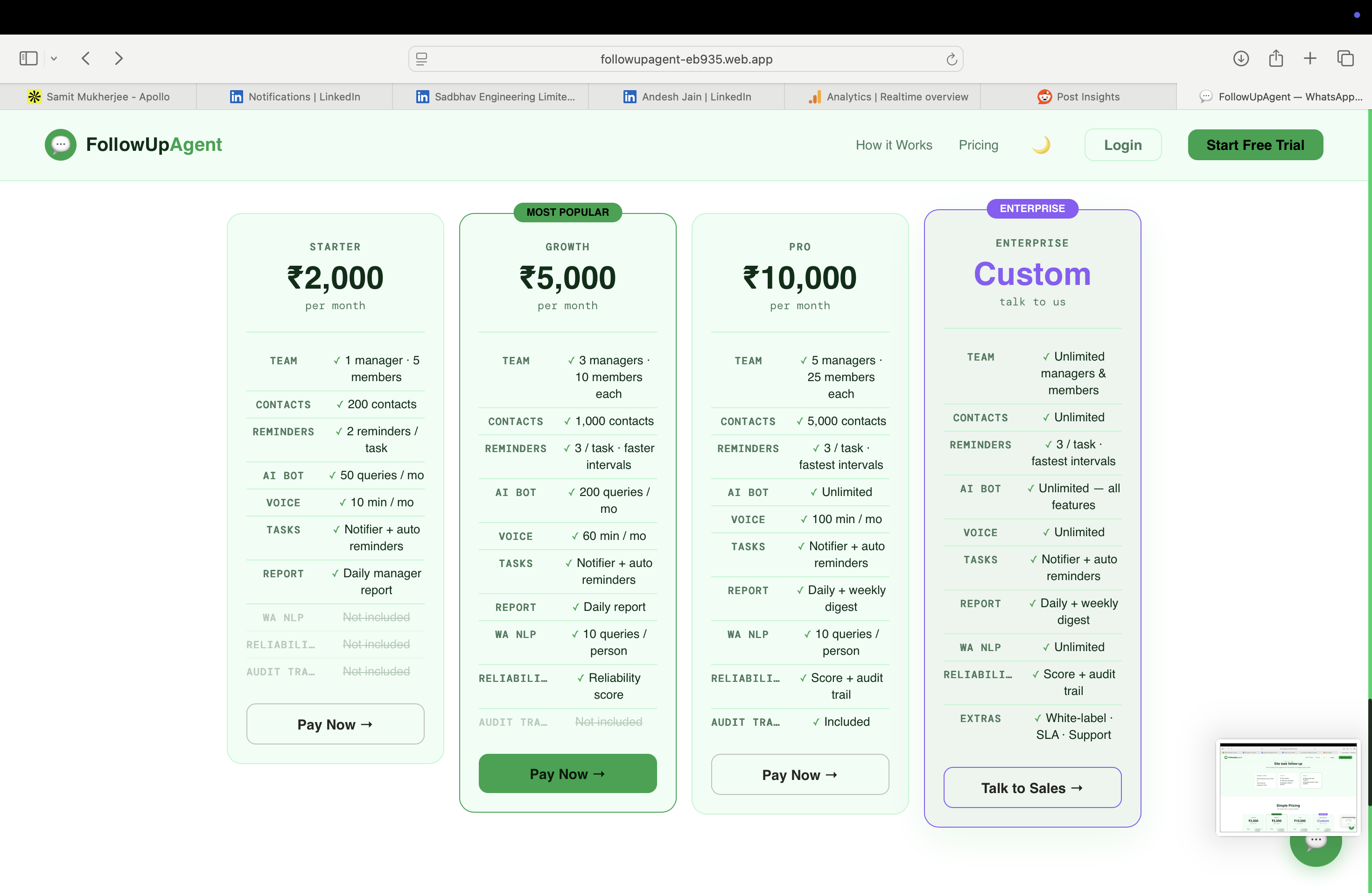 Screenshot 9 of FollowUpAgent