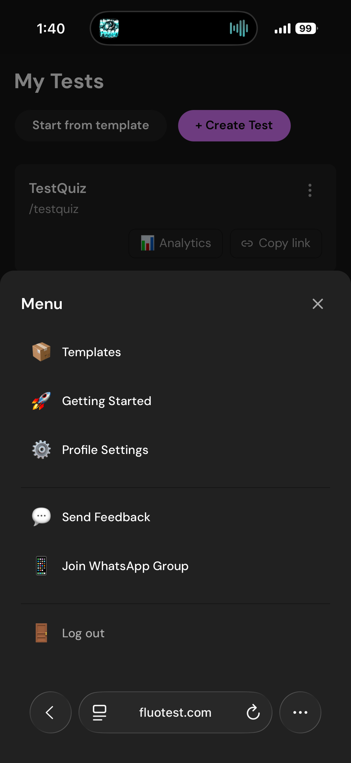 Screenshot 5 of FluoTest