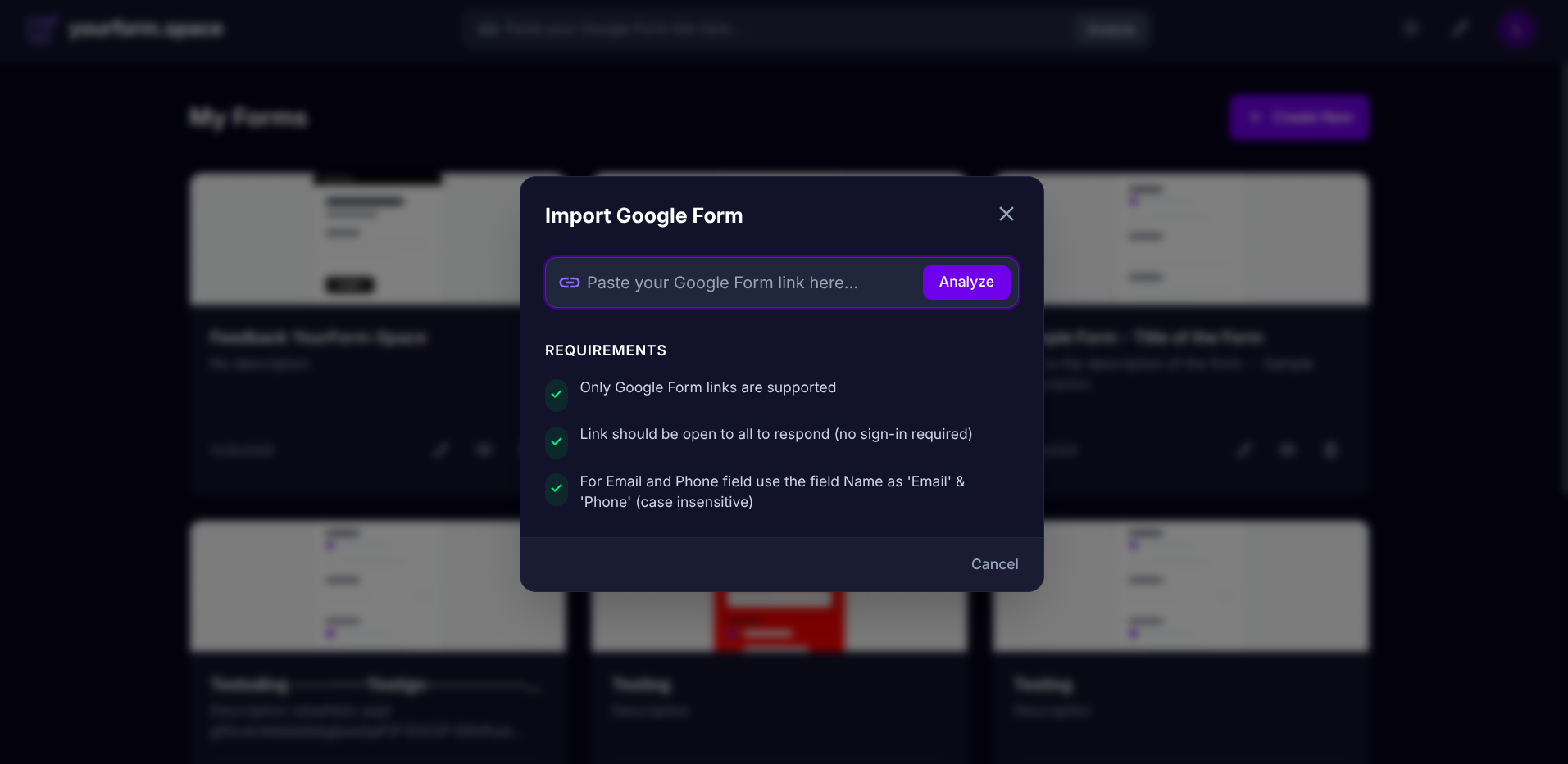 Screenshot 4 of YourForm.Space