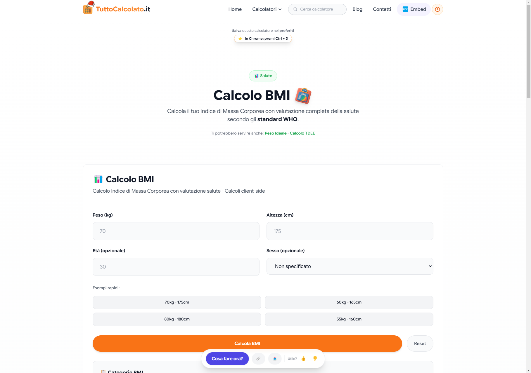 Screenshot 2 of TuttoCalcolato.it