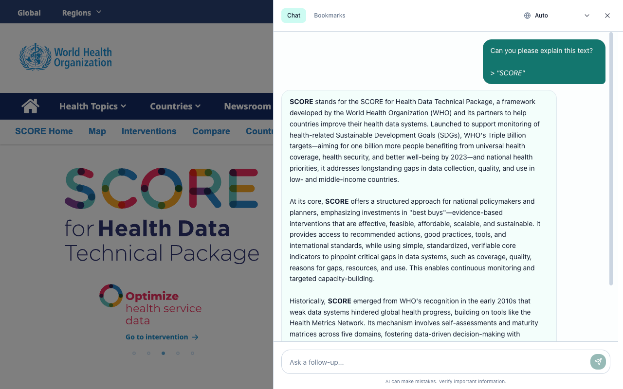 Screenshot 4 of Text Clarifier AI for Chrome