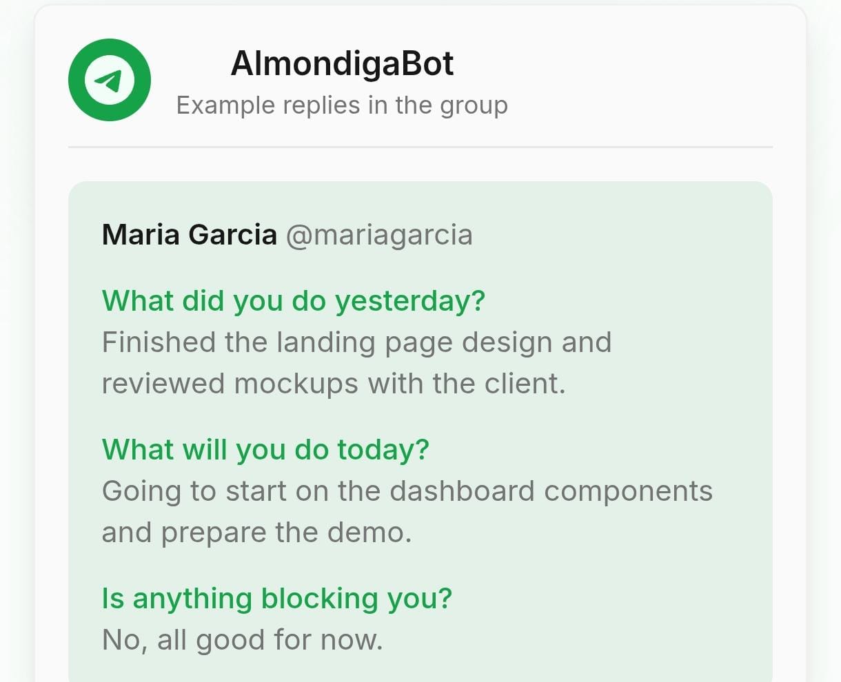 Screenshot 1 of AlmondigaBot