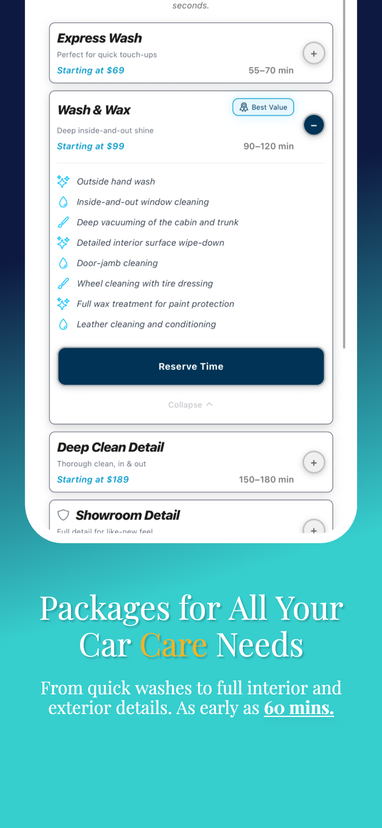 Screenshot 3 of Washr Mobile Detailing & Car Wash