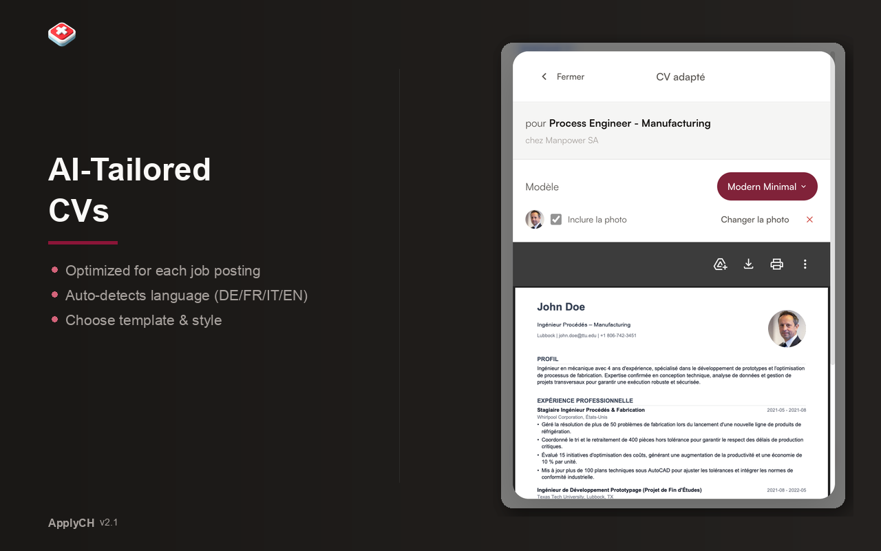 Screenshot 6 of ApplyCH