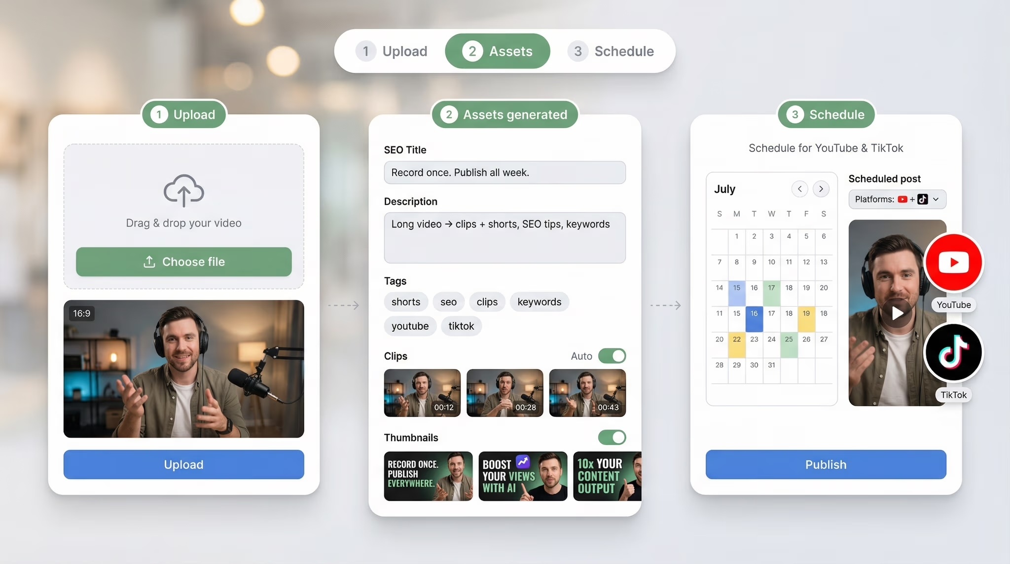 Screenshot 2 of Hypenest AI Repurposing Tool