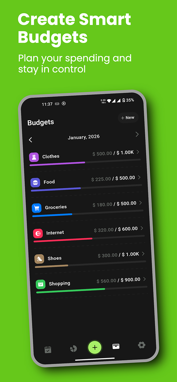 Screenshot 3 of Penny: Budget & Expense App