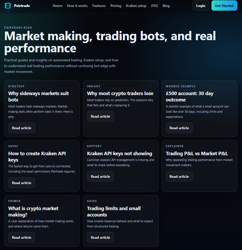 Screenshot 1 of Pairtrade