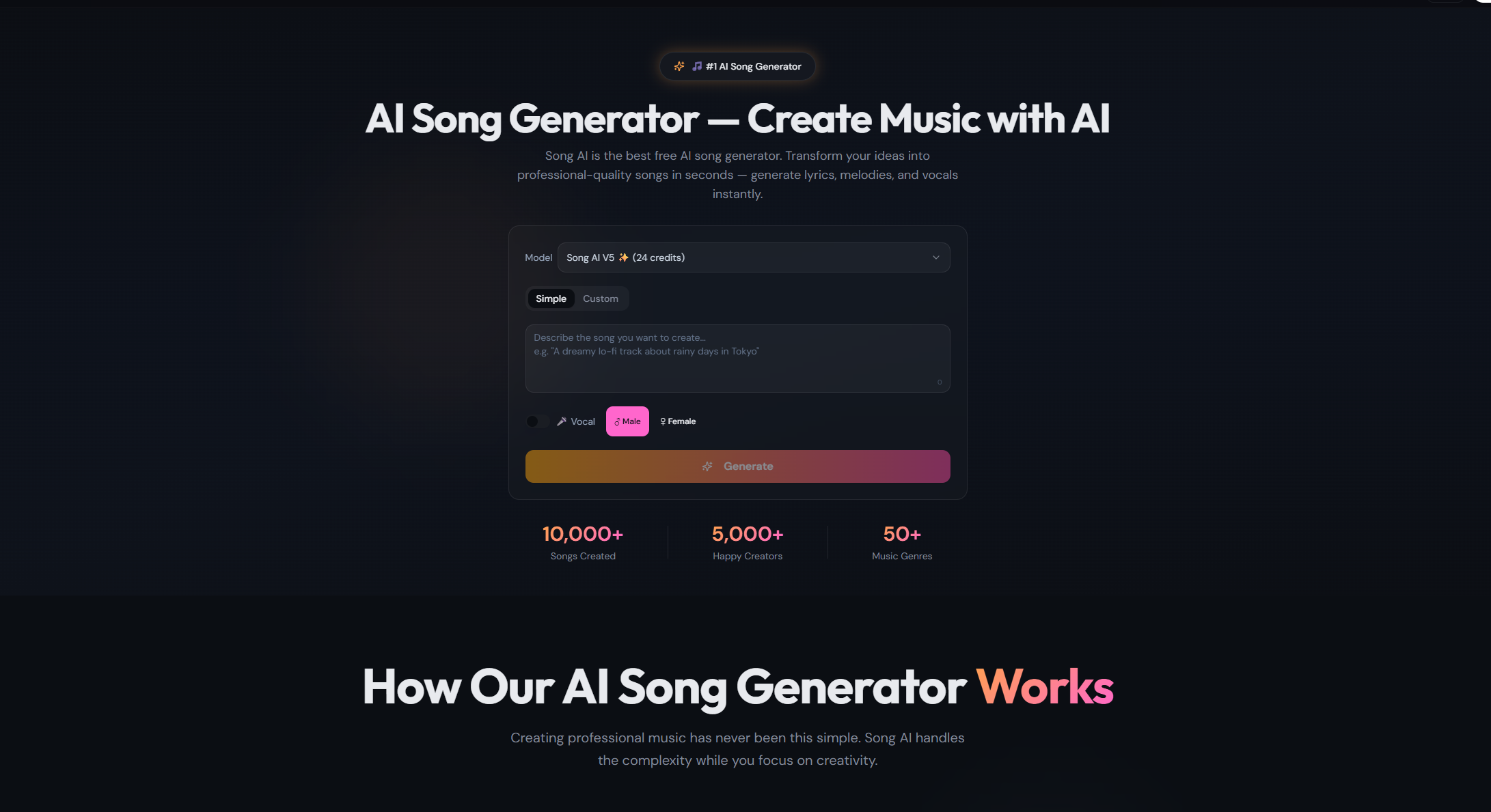 Screenshot 1 of SongAI