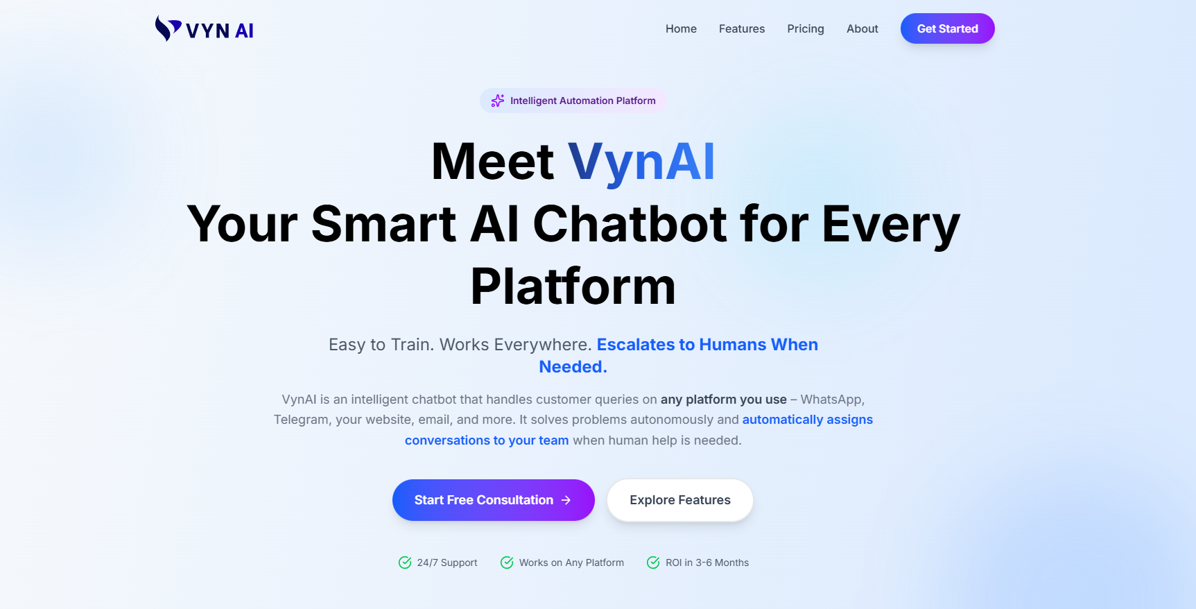 Screenshot 1 of VynAI