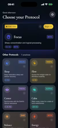 Screenshot 2 of Attunes. Tune Your Mind