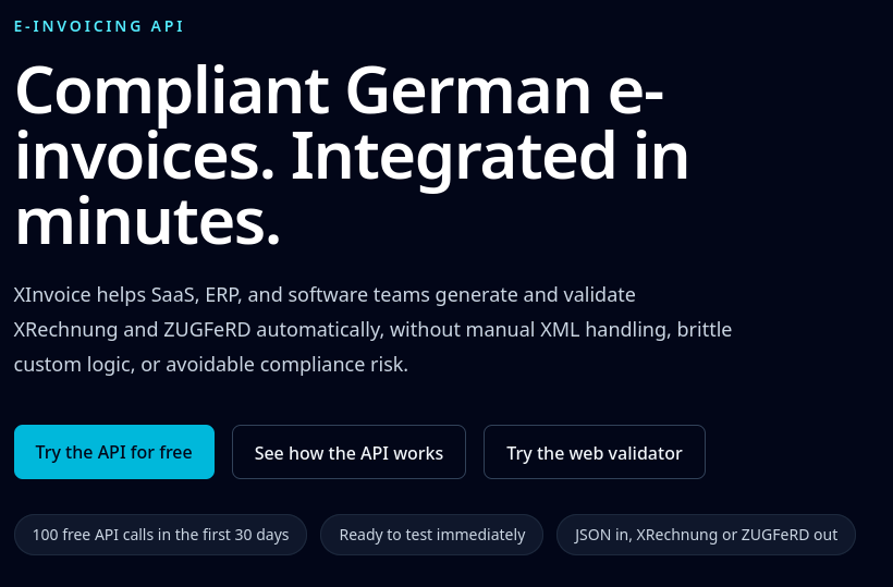 Screenshot 1 of XInvoice