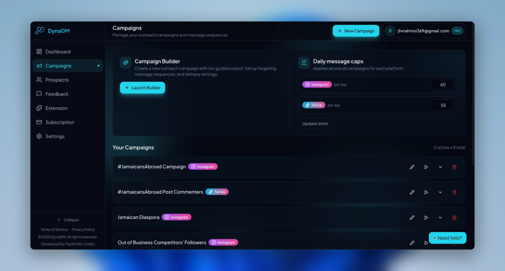 Screenshot 3 of DynaDM - Automated DM Outreach