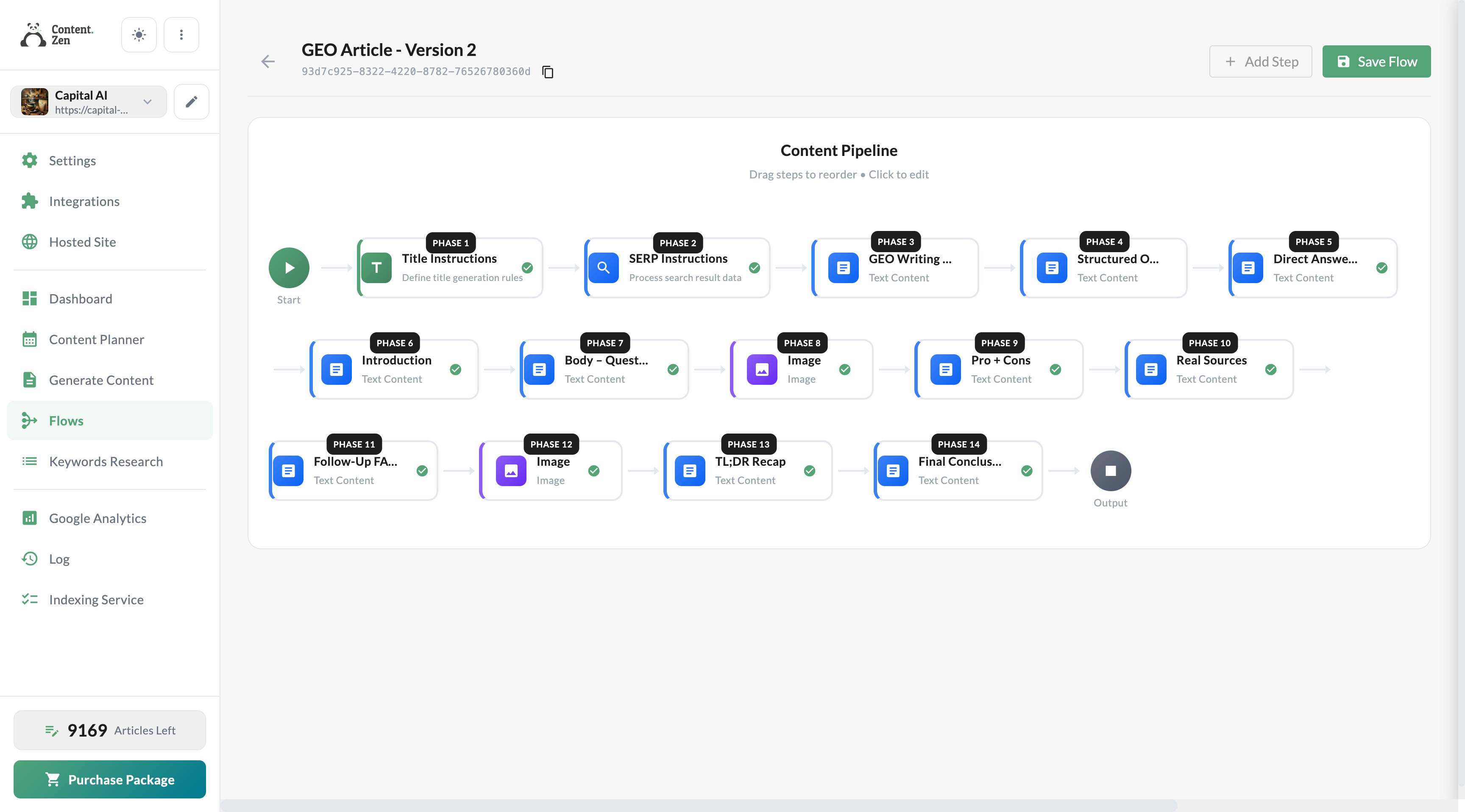 Screenshot 2 of Content Zen